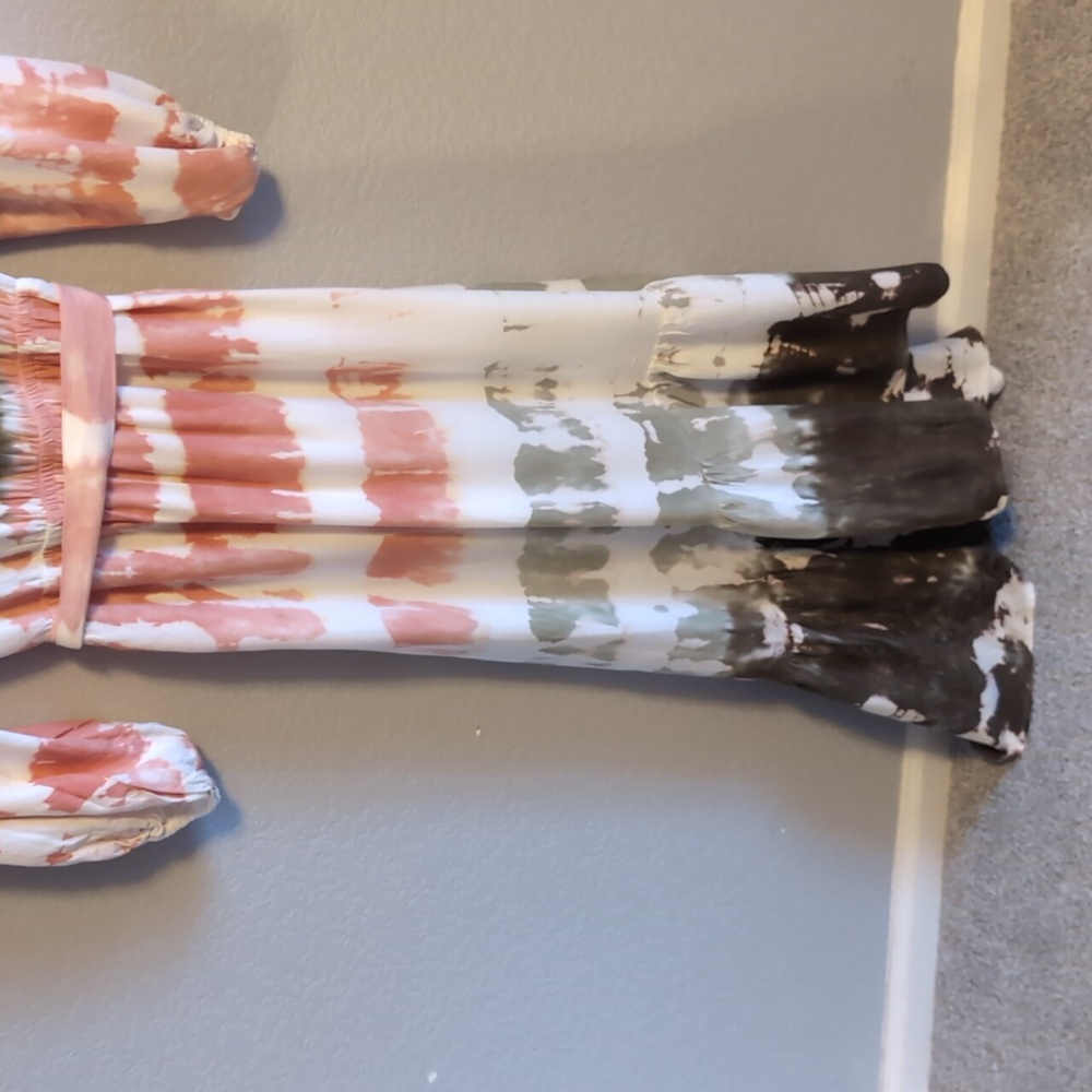 Young Fabulous & Broke Moody Tie Dye Wrap Maxi Dress - Picture 6 of 8